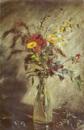 Flowers In A Glass Vase