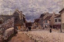village street grey weather 1874