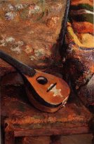 mandoline sur une chaise 1880