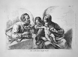 Holy Family St Josephus Gives The Child Some Fruit That Points T