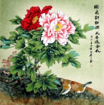 Peony - la pintura china