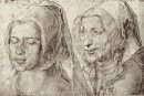 en ung och gammal kvinna från Bergen op Zoom 1520