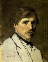 Retrato del artista Illarion Prianishnikov 1862