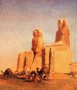 Thebe Colosseums, Memnon en Sesostris (studie)