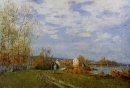 banks of the seine at bougival 1876