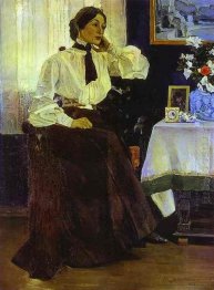 Portrait Of Ekaterina Nesterova 1905  Portrait Of Ekaterina Nesterova 1905