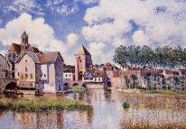 Loing a Moret Porte de Bourgogne 1891