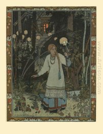 Illustration For The Fairy Tale Vasilisa The Beautiful 1900 3