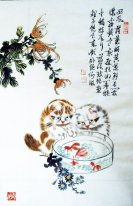 Cat - Peinture chinoise