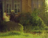 On The Balkony Siverskaya 1883