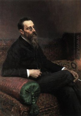 Portrait du compositeur Nikolaï Rymsky Korsakov 1893