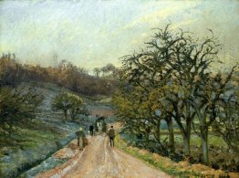 lane of apple trees near osny pontoise 1874