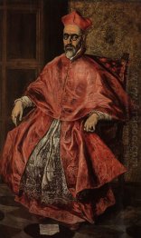 Portrait Of A Cardinal Probably Cardinal Don Fernando Niño De Gu