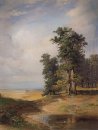 Zomer landschap met eiken 1850