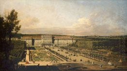 Imperial Summer Palace Of Schönbrunn Garden Façade 1758