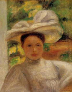 Jeune femme dans un chapeau