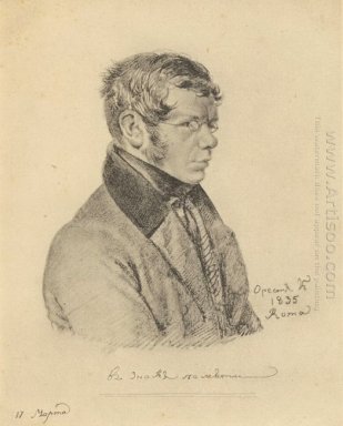 Porträt von Fürst Pjotr ​​Andrejewitsch Vyazemsky 1835