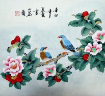 Camellia&Birds - Chinese Painting