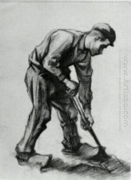 Peasant Boy Digging 1885