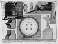 Le Antiquités T 3 Plate Xiii plan de la tombe de Plautiu romaine