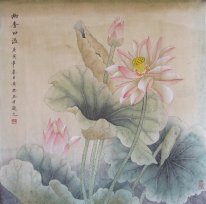 Lotus Chinees schilderij