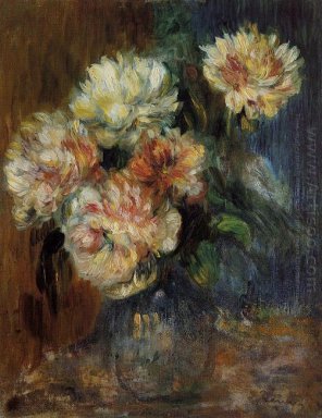 Vase de pivoines