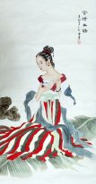 Belle Dame - Peinture chinoise