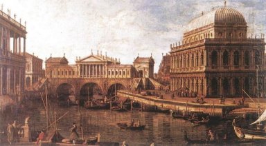 capriccio palladian ein Design für die Rialto-Brücke mit dem Bau