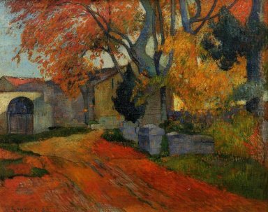 lane vid alchamps arles 1888