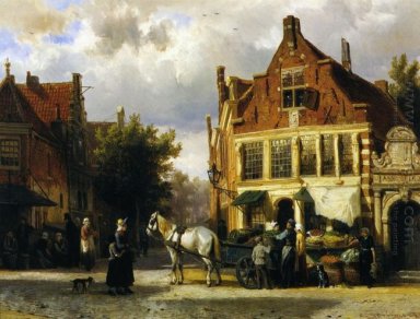 De hoek van Westerstraat en Tabakstraat in Enkhuizen