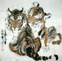 Tiger - Lukisan Cina