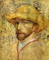 Self Portrait Dengan Straw Hat 1887