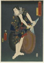 The Actor Kawarazaki Gonjuro I as Osarabakuzo Denji