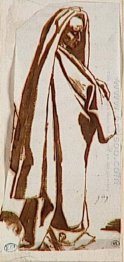 Man Draped Standing