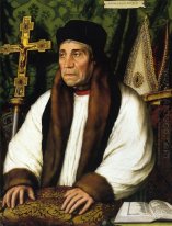 Portrait Of William Warham Uskup Agung Of Canberbury 1527