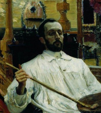 Retrato del artista D N Kardovskiy 1897