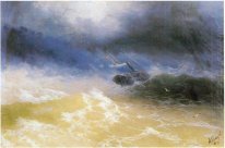 Hurricane On A Sea 1899