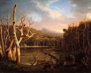 Danau Dengan Mati Pohon Catskill 1825
