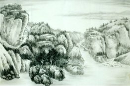 Mountains and water - Chinese Painting