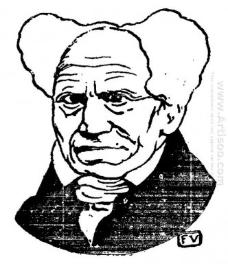 Philosophe allemand Arthur Schopenhauer 1896