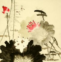 Lotus - peinture chinoise