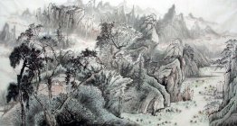 Hills - Chinese Painting