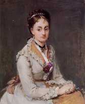 Portrait Of The Artist S Sister Mme Edma Pontillon C 1872 75