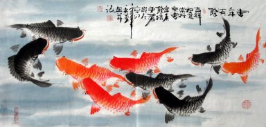 Fish - la pintura china