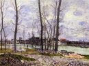 Flood in moret sur loing 1888