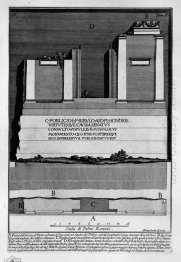 The Roman Antiquities T 2 Plate Iv Plan And Elevation Of The Sur