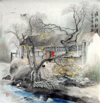 House - Chinese Painting