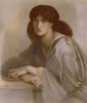 Fenêtre Jane Morris de la femme 1880