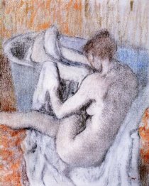 the toilette after the bath