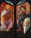Heiliger Antonius Und Erzengel Michael 1456